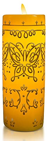 Disney Encanto Alma's Miracle - Candela a LED senza fiamma, altezza 20,3 cm