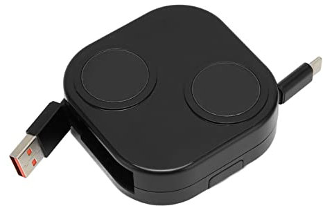 Rouleau de Câble de 3 en 1, Cordon de Chargeur Rapide de Téléphone Micro USB 5A PD Type C Multi-Portable de 3,3 Pieds, Câble de Rétractable pour Tablette de