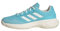 adidas Damen Gamecourt 2.0 Tennis Shoes Tennisschuhe, Light Aqua/Off White/Bright Red, 40 2/3 EU