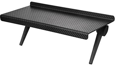 2 Stück Bildschirm Oberes Regal, Screen Top Shelf TV Top Regal, Faltbares Speicherregal Screen Top Regal für Lautsprecher, Media-Boxen, Router, Fernbedienung, Spielekonsole