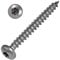 SCREW REBEL Rundkopf Holzschraube Edelstahl A2-5,0 x 50 mm, 200 Stück Vollgewinde mit ETA Zulassung, TX25 - Linsenkopf V2A