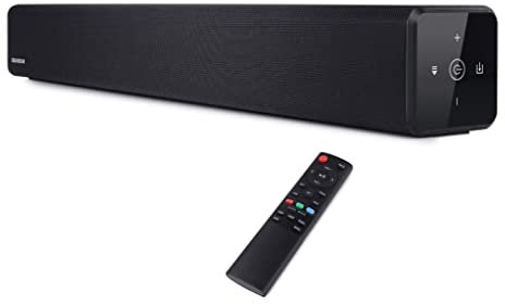 DLOETT 100W Touchable Sound Bar Home Theater 2.0 Sound System TV Bluetooth Speaker Support Optical AUX Sound Bar Subwoofer