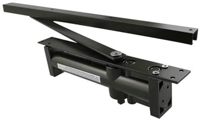 MUHM 40-100kg Hydraulic Automatic Door Closer Stealth Self Closing Door fittings Black concealed with a Retainer