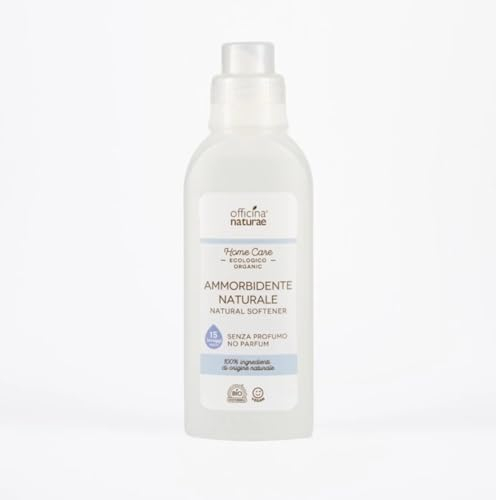 Officina Naturae | Ammorbidente Naturale Senza Profumo, 100% Vegetale, per Lavatrice e a Mano, 500ml