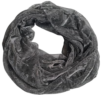 zarolo Damen Loop Schal, Schlauchschal dünn, leichter Damen Halstuch, dünner Rundschal Viskose, Seide, Baumwolle