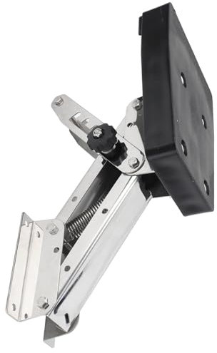 Motorhalterung Boot Aussenborder Halterung für 7,5 bis 20 PS Zweitaktmotoren, 304 Edelstahl