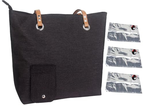 Murman Wein Handtasche Tragbare Weinhandtasche Mit Zapfhahn, Weintasche Aus Oxford-Stoff Mit Zapfhahn, Wein Einkaufstasche Mit Getränkespender Für Reisen, Picknick, Camping,
