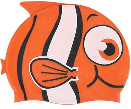 kina - Cuffia da Nuoto Bambini per Piscina, in Silicone, Ipoallergenica, Elastica e Soffice al tatto