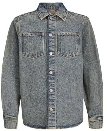 Jack & Jones Herren Jorhenry Denim Overshirt Ls Jnr Jorhenry Denim Overshirt Ls Jnr (1er Pack)
