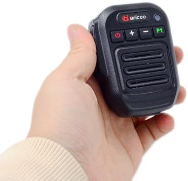 QUANSHENG Handheld Bluetooth PTT Microphone & Wireless Transmitter for Motorola GP88 GP280 GP300 HYT TC500 Senhaix GT10 Ham Radio Mic (K8- not waterproof)