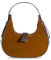 Prpeko Schultertasche Crescent Retro Y2k Hobo Handtaschen 90er Jahre Unterarm-Geldbörse Tasche Mode Clutch Geldbörsen für Damen, Braun (Wildleder), Small