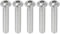 PATIKIL Vis à tête cylindrique à six pans creux 3/8-16 x 2 po, 5 pièces, en acier inoxydable 304, 18-8, empreinte hexagonale, filetage complet, filetage fin UNC