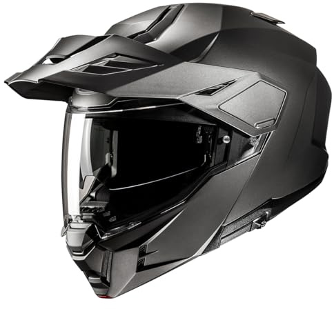 HJC, Casque Moto Modulable i80 UNI Semi Flat Titanium