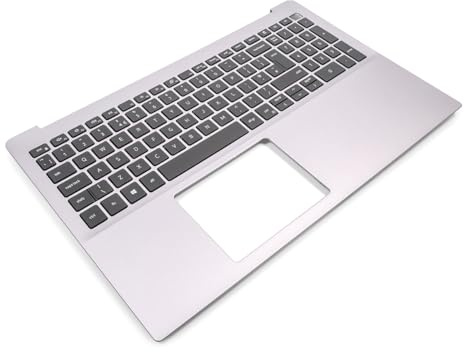 Dell Inspiron 5590/5598 Lilac Palmrest & UK ENGLISH Keyboard - 0NPDJ2 + 0KX6MW (WVWPH)