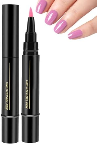 Poludatly Nail Polish Pens, Polishey Nail Arts Pen, Colored Nail Varnish Pen, Quick Dry Gel Nail Polish Pens, O-ne Step Nail Gel Pen For Women & Girls Nail Arts D-IY