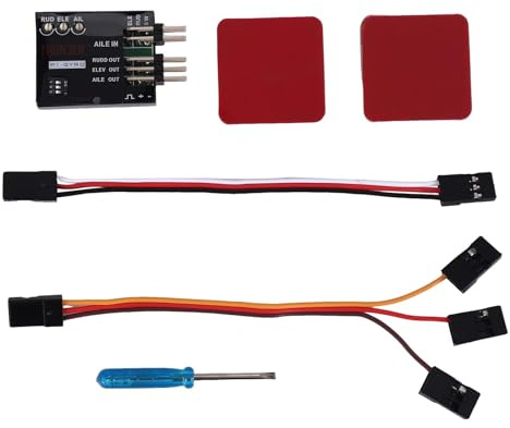 Steowsey P1-Gyro 3-Achsen Flight Controller Stabilisator System Gyro Für Fixed Flying Wing Black