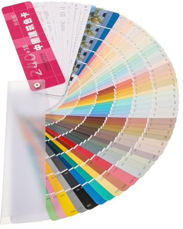 HOLIDYOYO 1Set Professionale per Schede per Colori Colori Standard per Forniture Pittura e Decorazione Murale
