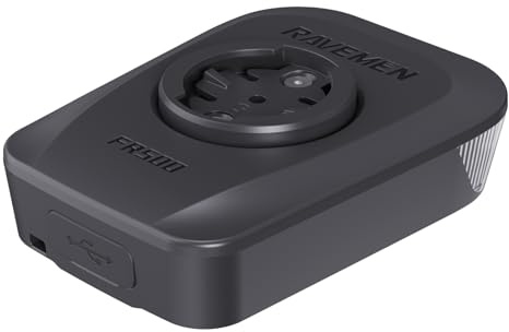 RAVEMEN FR500 Fahrradcomputer Zubehör, Kompatibel mit Garmin/Wahoo Fahrradcomputer IPX6 Wasserfestigkeit USB-C Aufladung