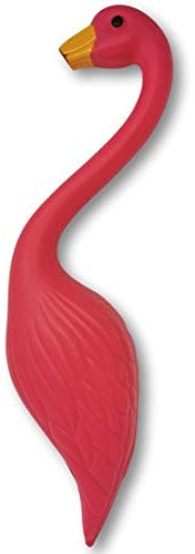 EKNA Biertrichter Flamingo 1,75 Liter - Bierbong Spiel - Bierrutsche Kunststoff - Premium Trinktrichter - Beer Bong Becher