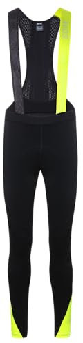 GORE WEAR Herren C5 Thermo Trägerhose, Black/Neon Yellow, L EU
