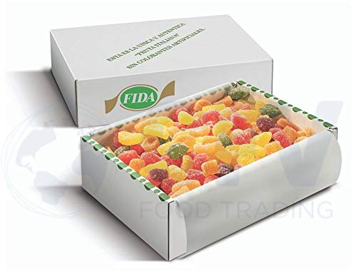 Fida Auténtica Fruta Italiana-Sabores Surtidos, Caja De 3 Kilos Y 15 Bolsitas De Plástico Para Su Reenvasado