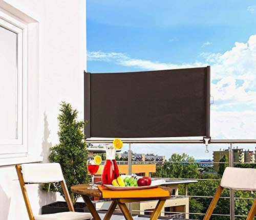 Sport & Spieleversand iovivo Balkon-Markise Bigge, verstellbar 80x300 cm anthrazit