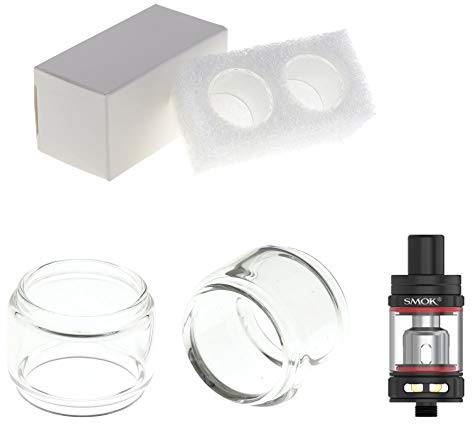 2x Ersatzglas 5ml für SMOK TFV9 Mini Verdampfer Bulb Tank Glas Pyrex Tube Glastank Ersatz TFV 9 Mini
