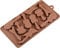 Selecto Bake Moule à Chocolat Forme de Divers Musique Guitare 10 Cavités Moules en Silicone pour Bonbon Glace Petit Savon Décoration de Gateau