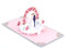 HAPPY GIFTERS Hochzeit Pop Up Karten - Brautdusche Karte 3D Pop Out Überraschung - Handgemachte Jahrestag Geschenke für Ehemann, Ehefrau, Eltern - Unisex Geschenk mit Umschlag enthalten
