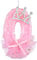 Luter Birthday Number Candles, 2.95 Inch Crown Bow Mesh Candle Glitter Pink Number Candles Cake Topper Birthday Candles with Sequins for Anniversary Celebrations Supplies (Number 0) A24208-17