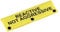 Funny Service Dog Leash Sleeve Reactive Not Aggressive Dog Leash Wrap for Pets(Not Aggressive-YE Sleeve)