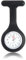 Goerpn Silicone Nurse Watch with Brooch, Infection Control Design, Pocket Clock with Pin for Health Care Nurse Doctor Paramedic, Medical Brooch Fob Watch for Women Men (Black)