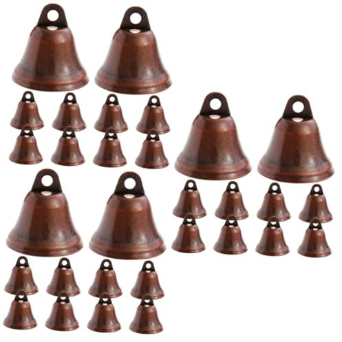 Ciieeo 30 STK die Klingel hundehalsband Glocke Weihnachtsschmuck selber Machen weihnachtsbaumdeko weihnachtsbäume geschmückt Christbaumschmuck Girlande Weihnachtsschmuck Partyzubehör