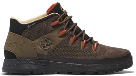 Timberland Mens Sprint Trekker Mid Textile Military Olive Boots 12.5 UK