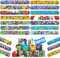 Saier tbo 30 Pezzi Mario Braccialetti Slap per Bambini, Cartoni Animati Party Snap Bracelets Ma-rio Slap Bracciale Gadget Compleanno per Ragazze Ragazzi Cosplay Halloween Masquerade Party Favors
