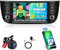 2+64G Carplay Autoradio per Fiat Punto 10-16/Linea 12-15 con Wireless Android Auto, Motorsi Android Bluetooth Car Stereo Schermo con GPS/WiFi/RDS/FM/SWC/USB/Mirror Link+AHD/CVBS Telecamera Posteriore