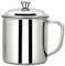 NYSUZHOUJI Taza de acero inoxidable taza de bebida extra gruesa portátil para uso comercial en el hogar (Grande)