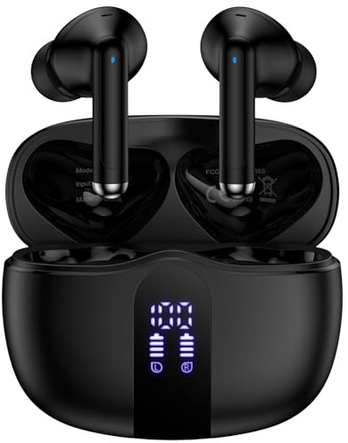 for Samsung S26 Ultra Earbuds Wireless Ear Buds Bluetooth 5.3 Headphones for Galaxy S26 A17 S25 FE Edge A16 5G A36 A56,Noise Canceling in Ear Earphones with Mic IPX7 Waterproof 60H LED Display Earbuds