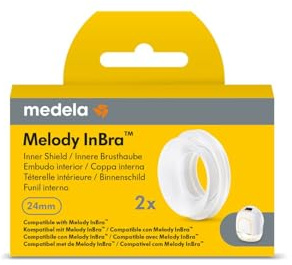 Medela Ersatz-Größenring, 24mm, 2-Pack, entwickelt für die Melody InBra™ Milchpumpe