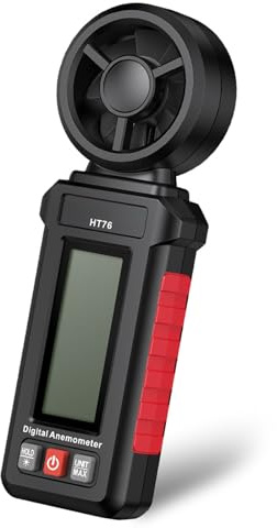 Portable Handheld Anemometer with High LCD for Accurate Winds Speed Air Measurement Suitable Outdoor Use Sailing Anemometer