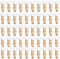 Yrlehoo 50X Mini Holzklammern Wäscheklammern Clips Zierklammern Klammern für Memo Papier DIY Creative Foto Clips Deko, Herz in Weiss