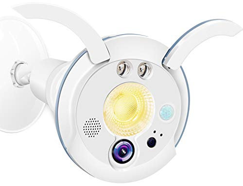 Sengled Snap G2 LED Flood Light with Security Camera, Smart Bulb Built in a Full Hidden HD 1080p Wireless Camera with Motion Activated, E26 Base PAR38 for Outdoor Use with 140° Wide Angle, White