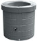 Puit récupérateur d'eau 340L design et coloré, avec robinet. gris - Fabrication française