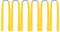 YAAVAAW 6 Pcs Flat Slingshot Rubber Bands - Stretchy, Elastic Replacement Bands for Hunting Catapults