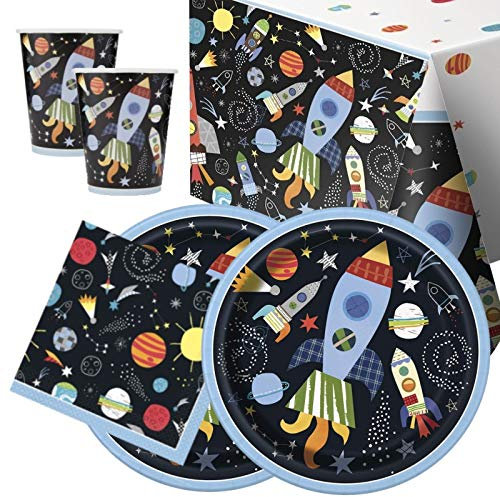 Outer Space Party Tableware Party Pack for 16
