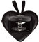 Dr. Martens Heart Shaped Leather Backpack Black/Black/Black Kiev/Patent Lamper/Smooth One Size