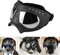 PETLESO Hunde Sonnenbrille Augenschutz Hundebrille Schutzbrille Fuer Große Hunde für Outdoor-Aktivitäten (Schwarz)