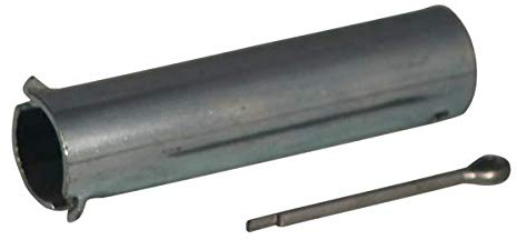 Achsbüchse +Splint Stützrad Ø20mm 84 glanz verzinkt