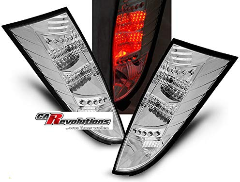 LED Rückleuchten in chrom für Ford Focus MK1 10.1998-10.2004