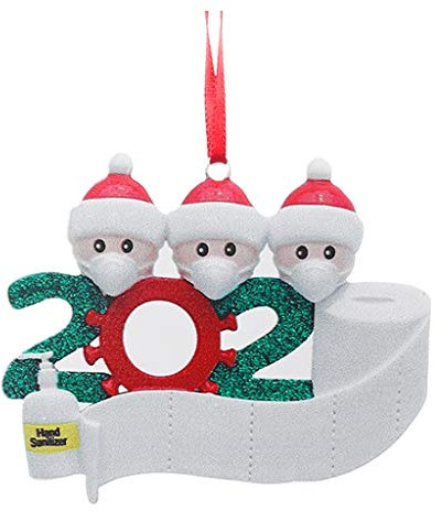 carol -1 2020 Personalized Survived Family Ornament Weihnachten Anhänger Weihnachtsanhänger Dekohänger Weihnachtsbaum Christbaumschmuck Weihnachtsdeko Verzierung Weihnachts Geschenk